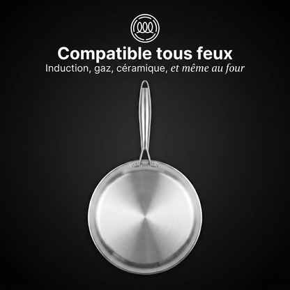 Crêpière 100% Titane Pur (28 cm) — TITANOX®