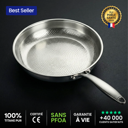 Poêle 100% Titane Pur | TITANOX®