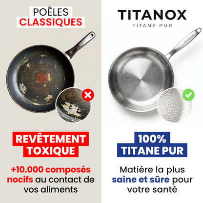 Poêle 100% Titane Pur | TITANOX®