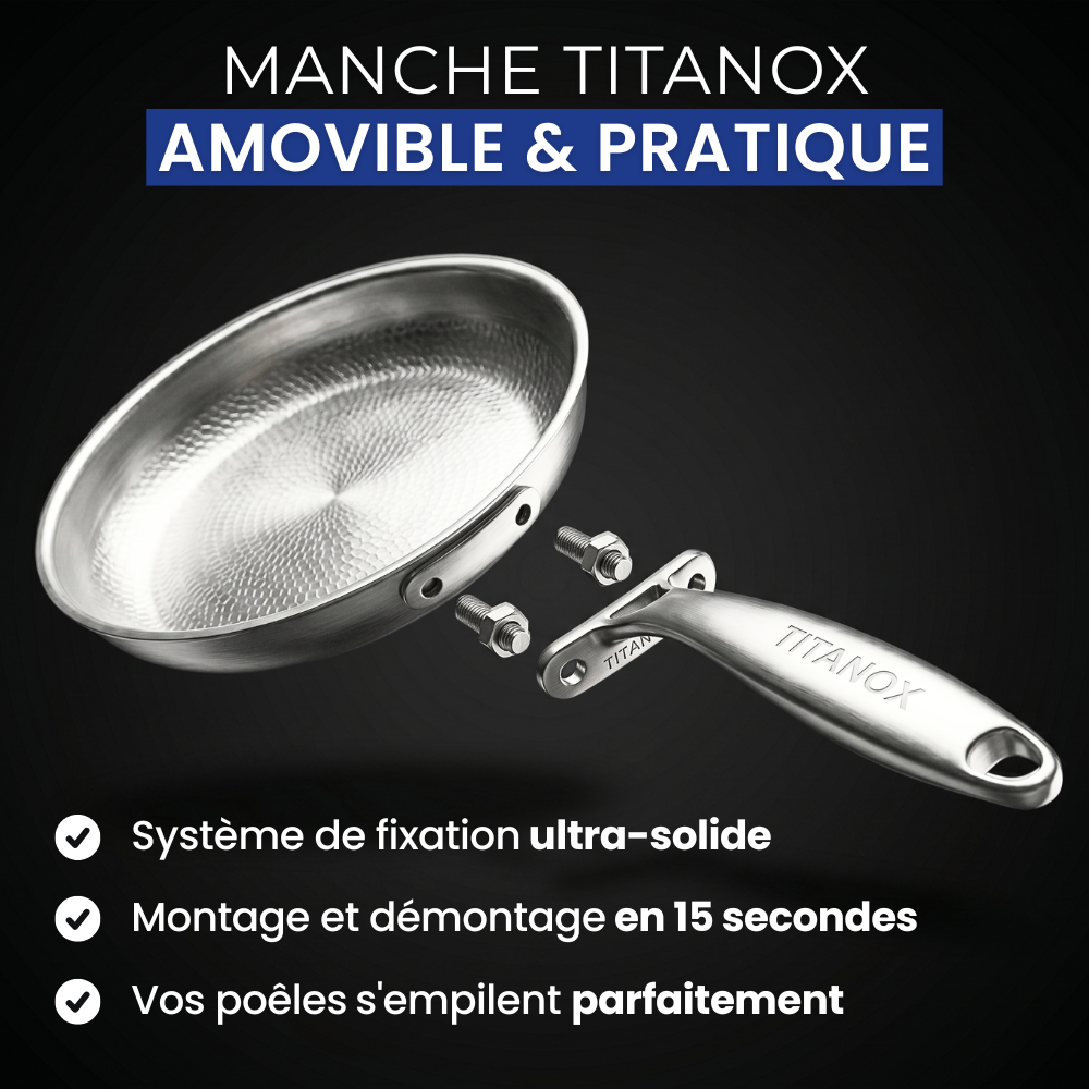 Poêle 100% Titane Pur | TITANOX®