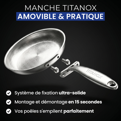 Poêle 100% Titane Pur — TITANOX®