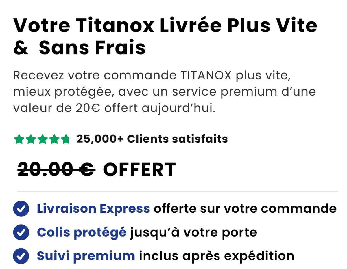 Livraison Premium Offerte